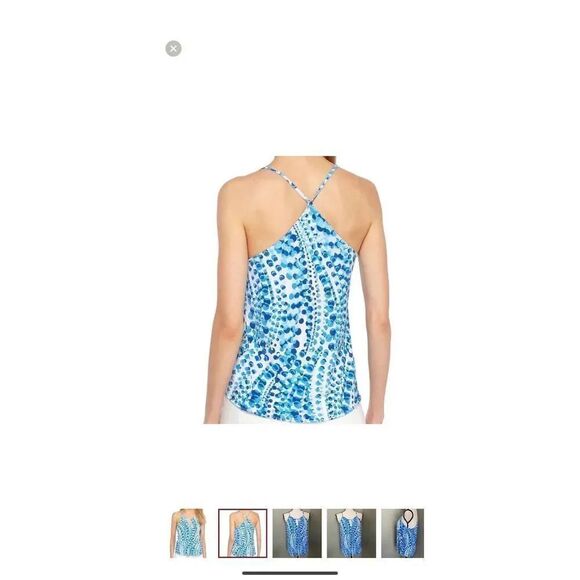 The Limited Keyhole Blue Summery Top - Picture 2 of 9